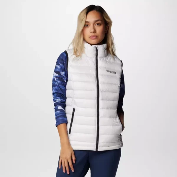 Columbia Women's Arctic Crest Down Vest, White