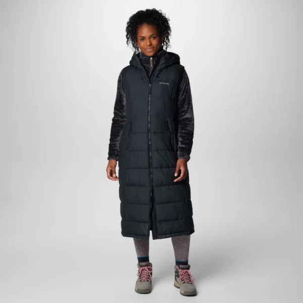 Columbia Women's Pike Lake Long Vest, Black