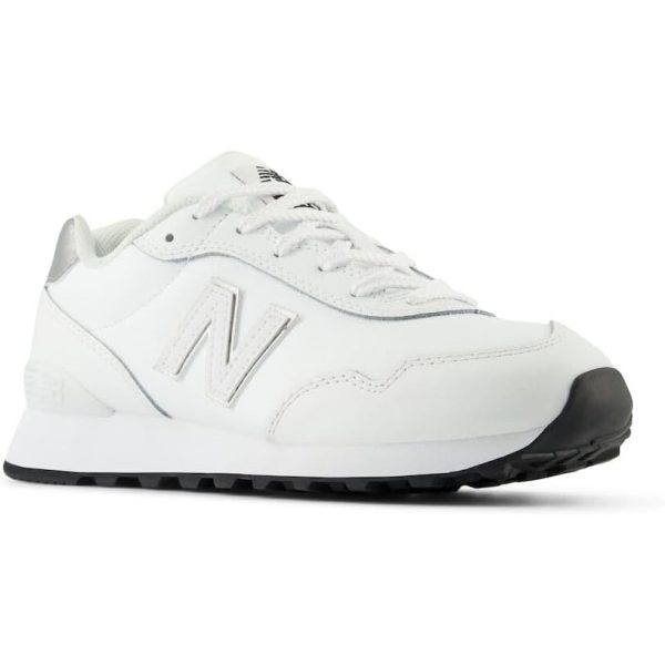 New Balance Women's 515 V3 Sneaker, White/Silver