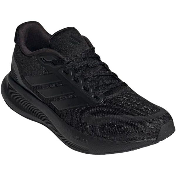 adidas Women's Run Falcon 5 Sneaker, Black